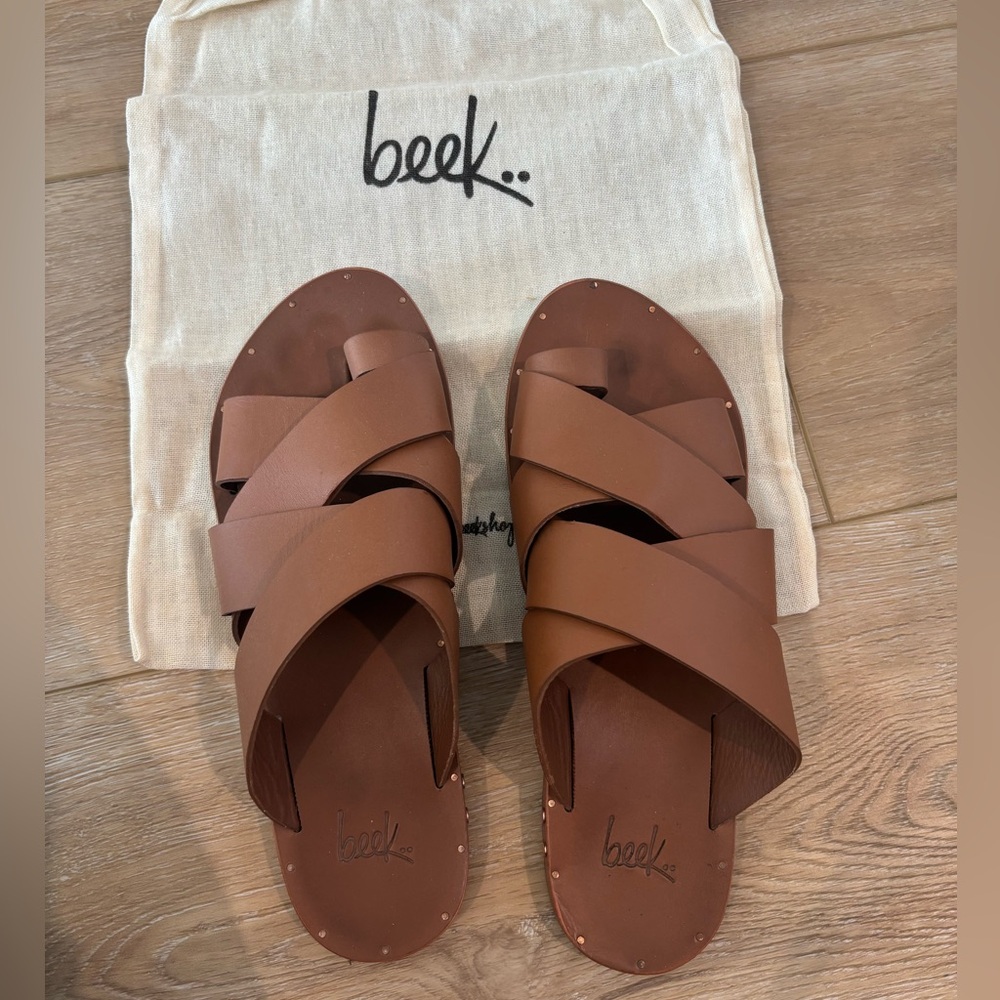 Beek Weaver Leather Sandal